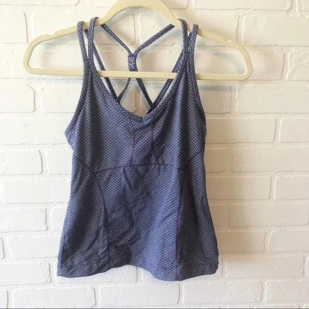 Athleta Purple Racerback Tank Top Sz XS